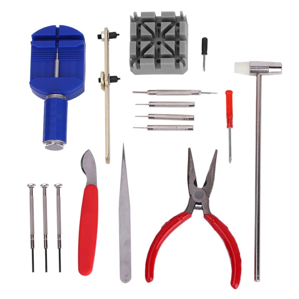 Set Watch Watch Case Länkstift Remover Spring Bar Kit