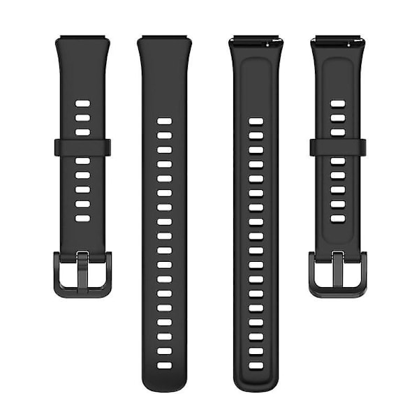 Silikonrem kompatibel Huawei Band 7-kompatibel armbandsrem Handledsrem Sporturband, vuxen, vit