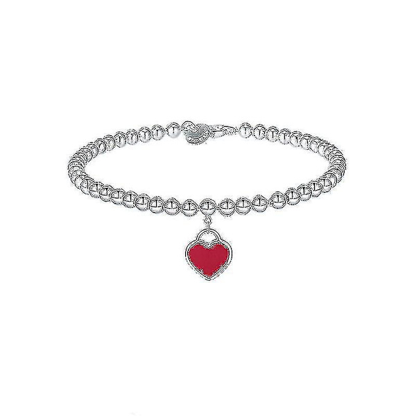 Tiffany Armband 925 Sterling Silver Armband Mode Söt Retro All Match Smycken Trend Armband,18cm,hane