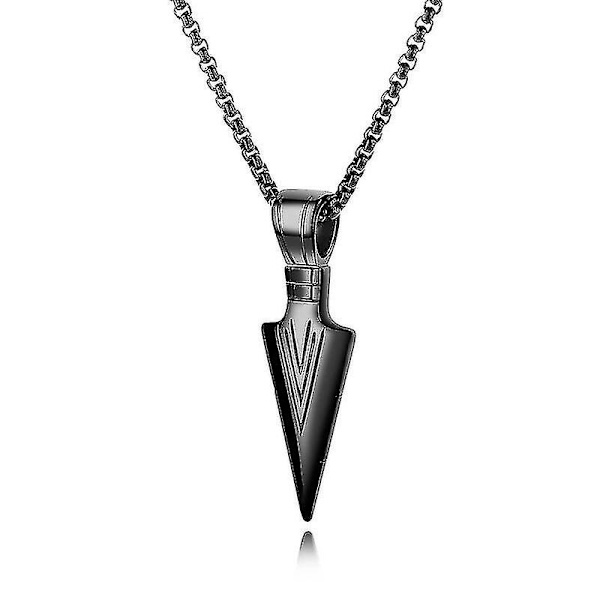 Arrows Titanium Steel Halsband Man Personality Pendant Hip Hop Sweater Chain,barn,hane