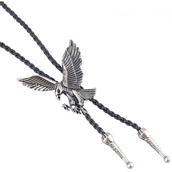 Native American Bolo Tie Rodeo Cowboy Läder Slips Western Halsband Kostymtillbehör för män, kvinnor, vuxen, manliga
