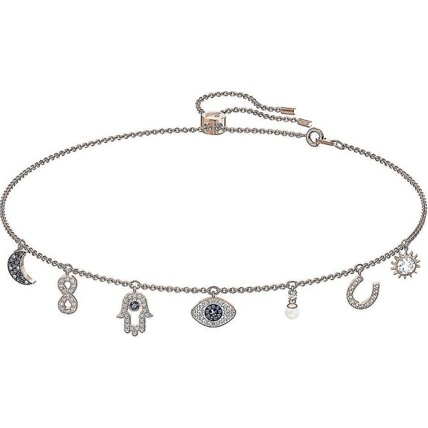 Kvinnors symboliska Evil Eye Crystal Smycken Collection (charm Halsband), barn, hane