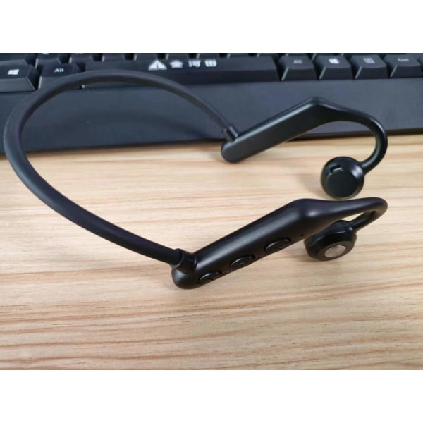Benledningshörlurar Bluetooth Open Ear-hörlurar Trådlösa on Ear-hörlurar Trådlöst sportheadset för löpning, cykling, vandring, bilkörning