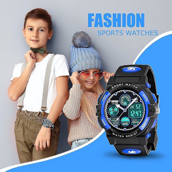 Vattentät watch Flickor/pojkar Digital watch för barn - Populära presenter för barn, vuxen, unisex