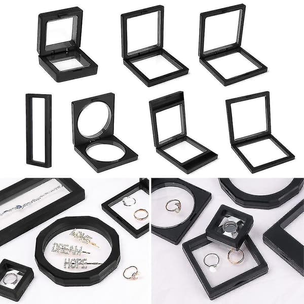 Heta smycken Case Ring Display Stativ Tillbehör Förvaringshalsband