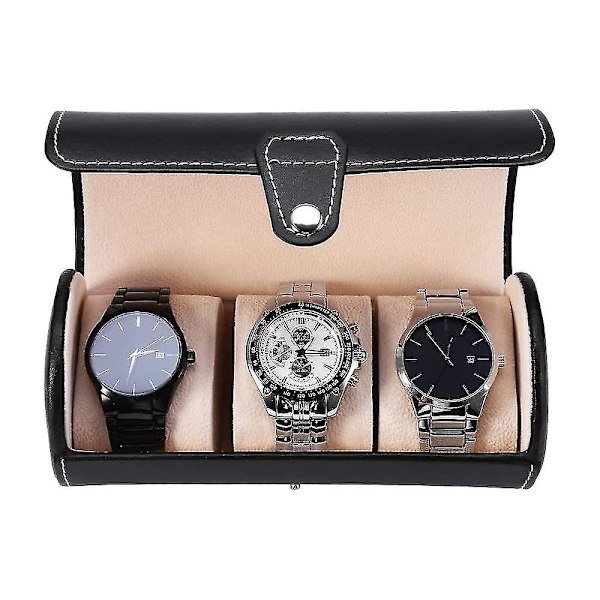 Watch Box Organizer, Herr Watch Case, 3 Watch Display Storageblack