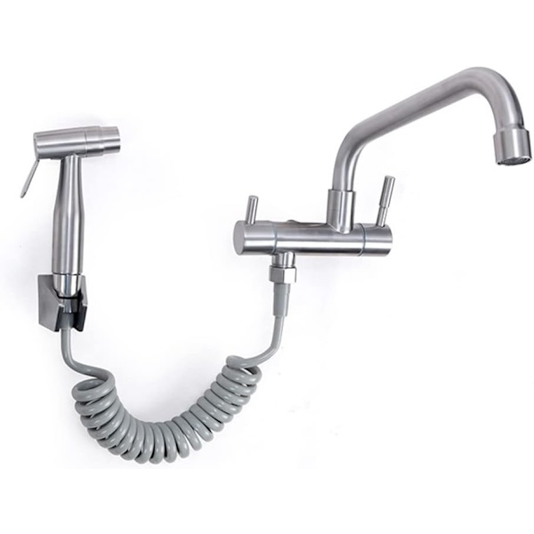 ABS Fleksibel Bruseslange - Fleksibel og Teleskopisk - Til Vand, Sanitær, WC - Bidet - Sprøjte - 3 m