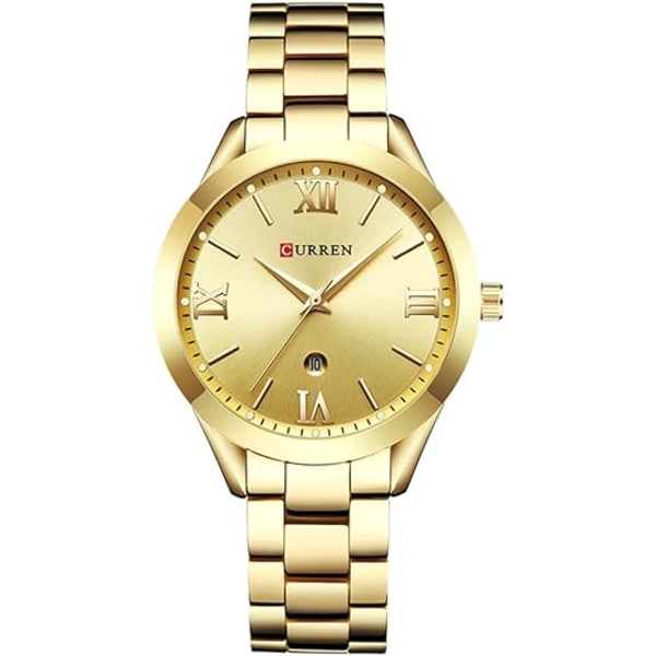 Lyx Watch Kända märken Guld Modedesign Armbandsklockor Dam Kvinnor