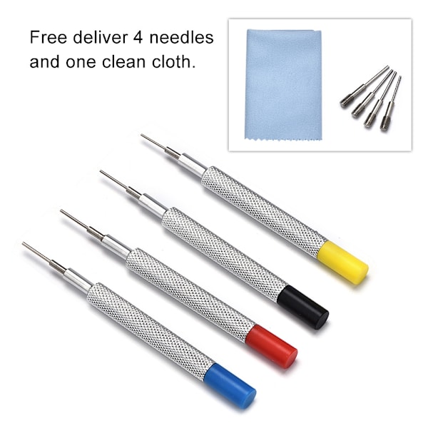 4 STK Legering Justerbar watch Band Rem Link Pin Remover Set
