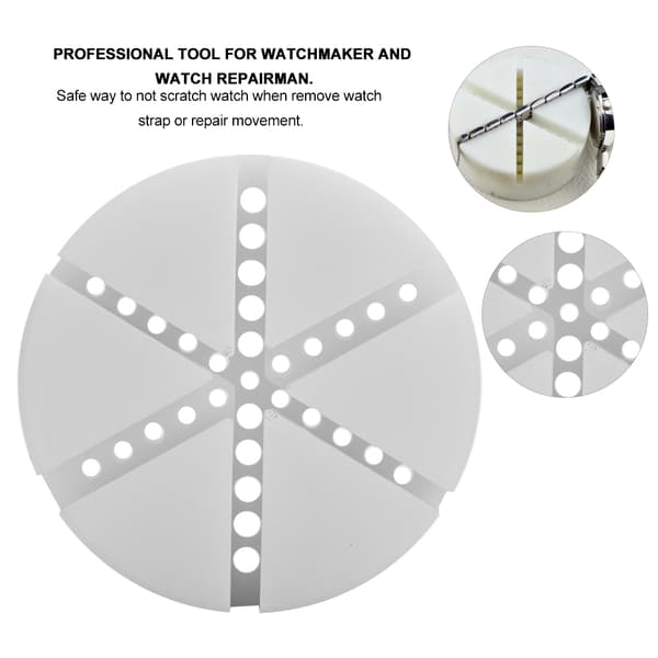 Plast 3-Size Watch Case Hållare Watch Remover Base Reparation Tool