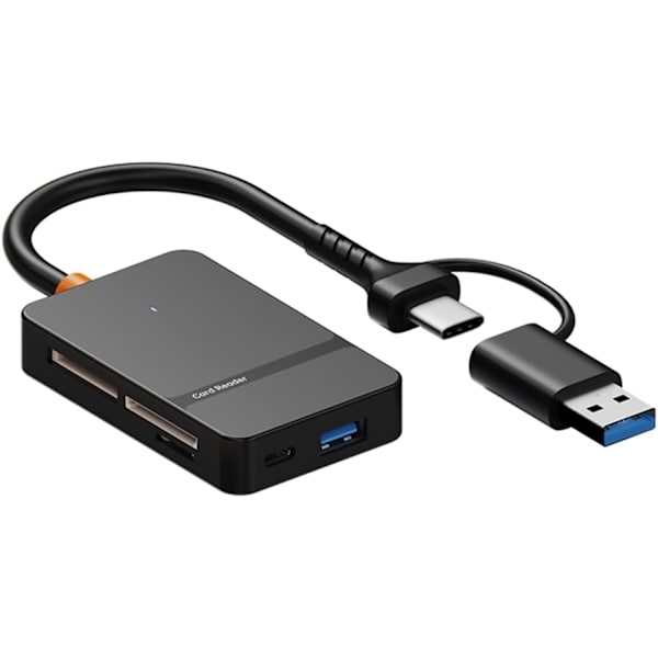 USB C USB 3.0 Kortlæser - USB til MS USB 3.0 Adapter - Kamera Viewer til Telefon/Laptop/PC