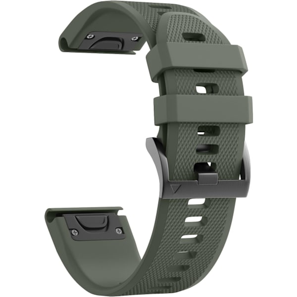 Armband Fenix ​​5X Easy Fit 26mm Largeur Armband och Silikon Souple Kompatibel Garmin Fenix ​​5X / Fenix ​​3 / Fenix ​​3 HR / Fenix ​​6X / Fenix ​​6X Pro