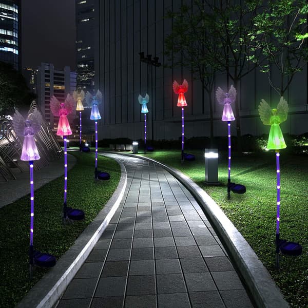 Angel Solar Lights, Solar Powered Garden Lights, 2 Pack