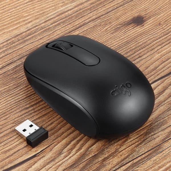 Aigo Q710 Mus, trådlös mus, SilentTouch-teknik, Precision Speed ​​Scroll, Kompakt design, Bluetooth, Multi Device