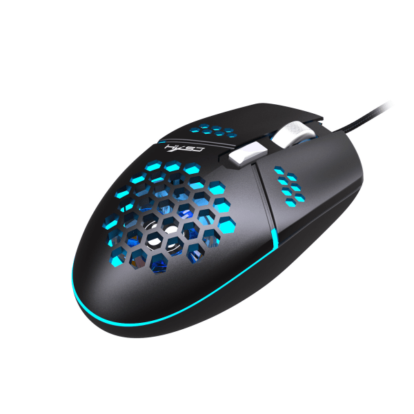 HXSJ J400 Ny Fläkt Makro Programmering Kabelansluten Cave Gaming Mouse 8000dpi Justerbar Anti Hand Sweat Design