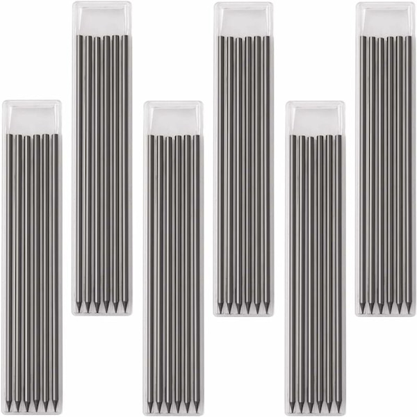 36 st 2,8 mm pennrefill, ersättningspennrefill, solida pennrefill för arkitekturritning (svart)