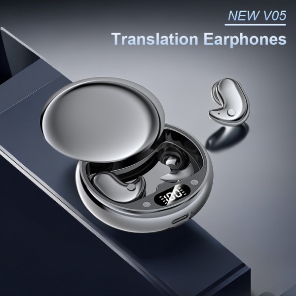 TWS Bluetooth Headset Oversætter Oversættelse Headset Binaural Synkroniseret Oversættelse Multi-language