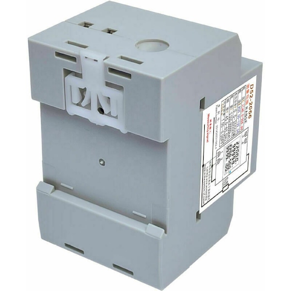 Energiförbrukningsindikator D52-2066 Enfas hushållsintelligent wattimme-mätare elektrisk skena-typ multifunktions wattimme-mätare LCD-display