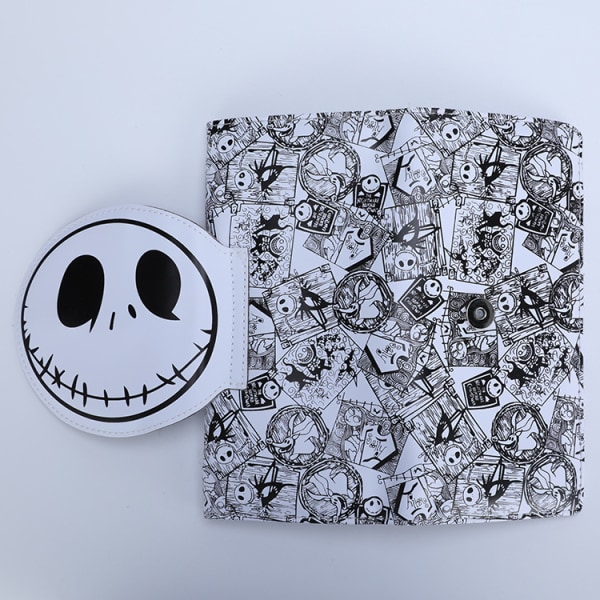 Skull Myntväska 20 cm, PU, ​​Vit, One Size