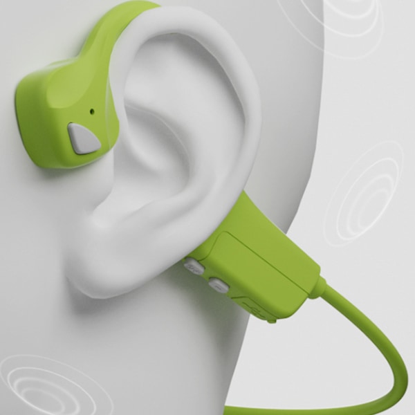 Benledningshörlurar Bluetooth Trådlöst Open Ear Headset Flerpunktsanslutning Vattentäta sporthörlurar för träning Löpning Gå Cykling