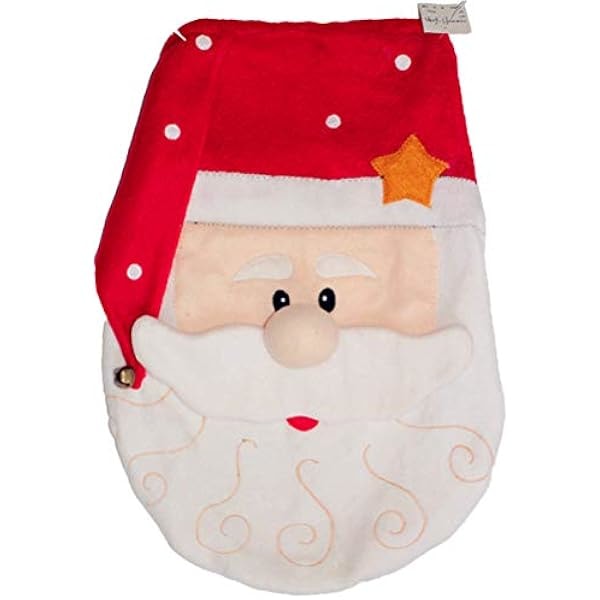 Tomte Toalettlock, Jultoalettlock Mjuk Rolig Tomte Toalettlock för Jul Hem Badrum Toaletts Dekorationer Supp