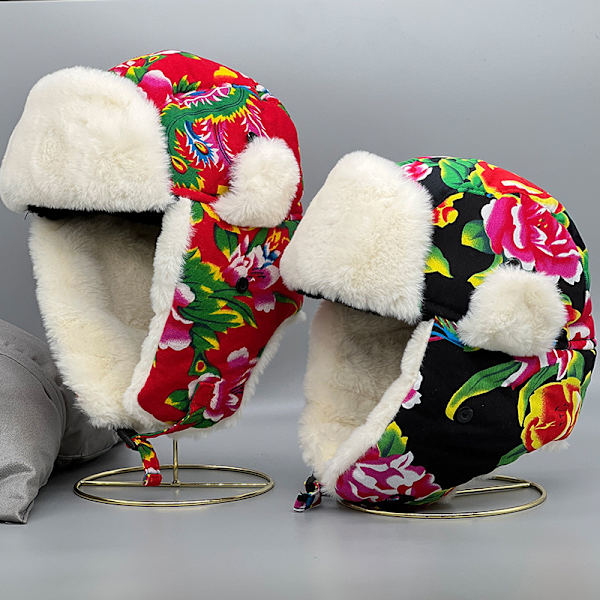 Vinter Trapper Hat Pojkar Vattentäta Varma Mössor Barn Öronlappar Fleece Flickor Cap Toddler Snow Ski Snowboard