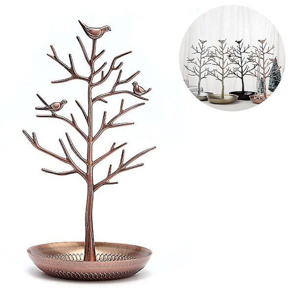 Little Birds Tree Smycken Display Stand - Örhänge Storage Tower