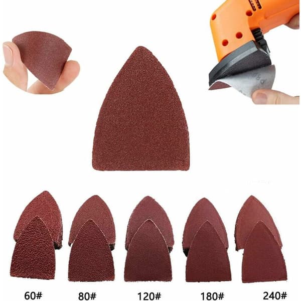 102 st Oscillating Tool Set, Oscillating sågblad, Praktiskt slipset, Multifunktionellt multiverktyg (Typer: B)