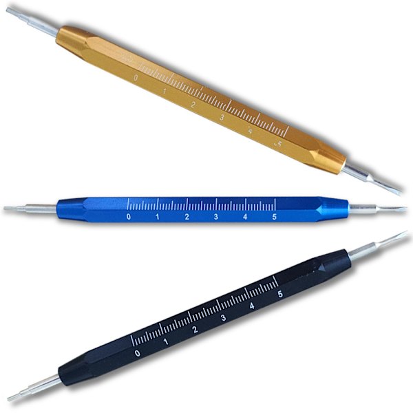 3-pack Premium Reparationsverktygssats för att Ta Bort och Installera Urband, Fjäderstavar, Stift - Verktyg i Rostfritt Stål med Kappor, Ersättningsgaffel