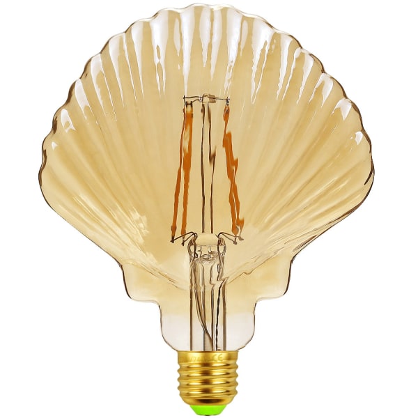 Vintage Edition 1906 LED-glödlampa E27 Bas Special Pinecone Globe Form Amber Guld Varmvit 2500K 4,5W (40W ekvivalent)[Energiklass E]