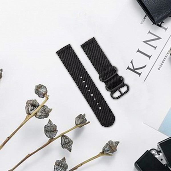 20/22 mm nylon watch Armband Byte av handledsrem Kompatibel Samsung, vuxen, unisex