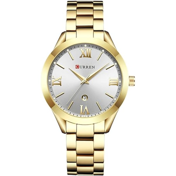 Lyx Watch Kända märken Guld Modedesign Armbandsklockor Dam Kvinnor