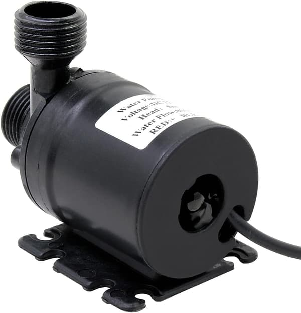 Borstlös nedsänkbar vattenpump DC 12V 800L/H 5M amfibisk pump för vattencirkulationssystem solcirkulationssystem