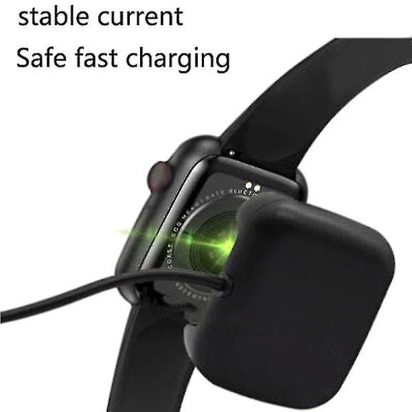 Smart Watch Magnetladdare Smartwatch Laddningskabel USB Laddbar Adapter, vuxen, unisex