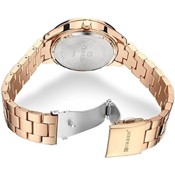 Lyx Watch Kända märken Guld Modedesign Armbandsklockor Dam Kvinnor