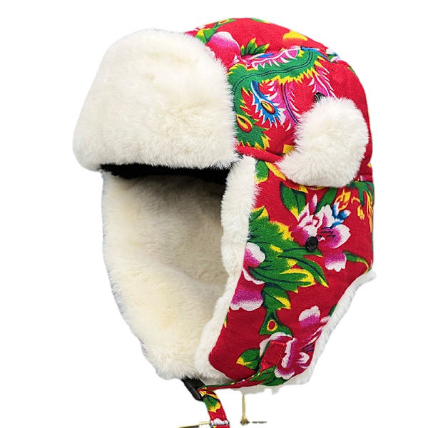 Vinter Trapper Hat Pojkar Vattentäta Varma Mössor Barn Öronlappar Fleece Flickor Cap Toddler Snow Ski Snowboard