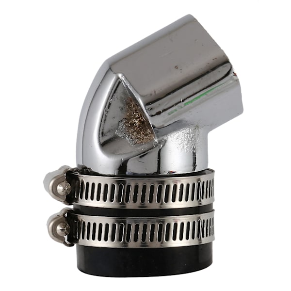 Motorförgasare Aluminiumlegering Vinklad Adapter Inlopp Inlopp Kolhydratgrenrör för Gy6 150cc Scooter