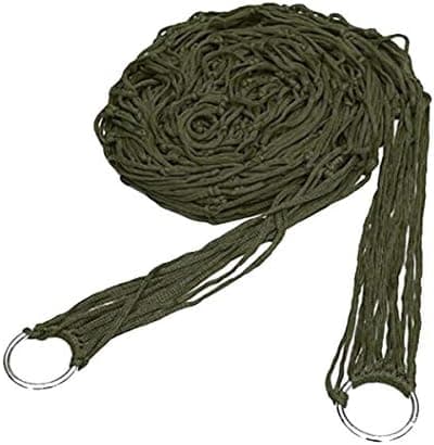 Inomhus Utomhus Nätrep Hängmatta, 250x150cm, Grön
