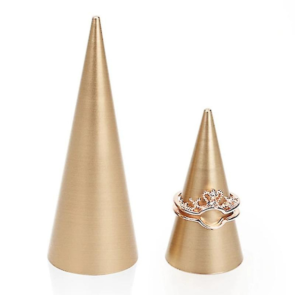 Metal Cone Ring Hållare Smycken Display Stand For Exhibit Ring - S,barn,hane