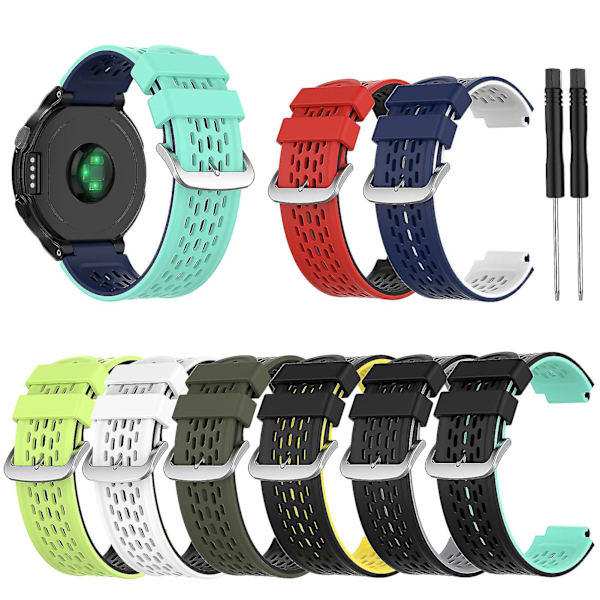 Watch Bekvämt justerbart silikon Flerfärgat watch för Garmin Approach S2/s4/vivoactive, vuxen, unisex