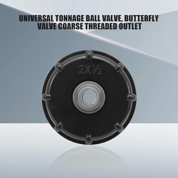 2 stk. S60x6 IBC Tankdæksel 1000L Tankforbindelse, 1/2\" Udløbsdiameter Nippelbeslag 60mm til Tonventil, 1/2\" Havevandsslangeforbindelse