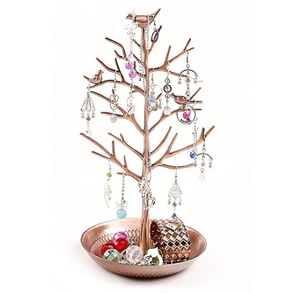 Little Birds Tree Smycken Display Stand - Örhänge Storage Tower
