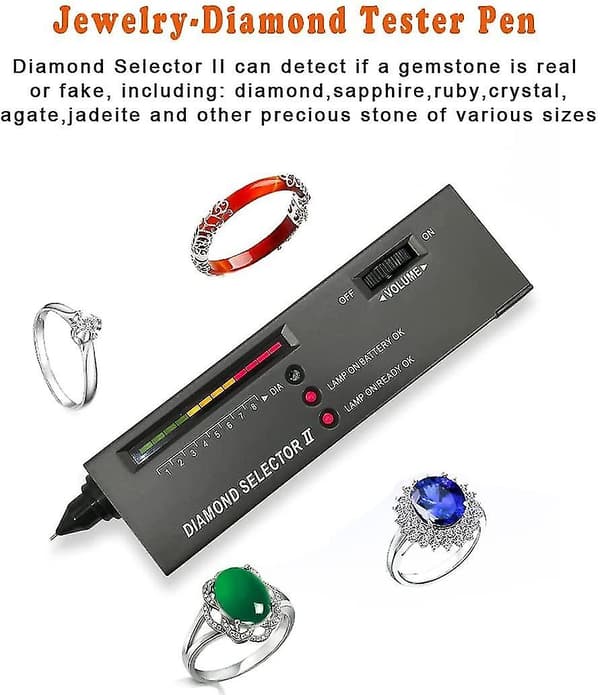 Diamond Tester precision Smycken Diamond Tester Pen, Professionell Smycken Diamond Tester Tool