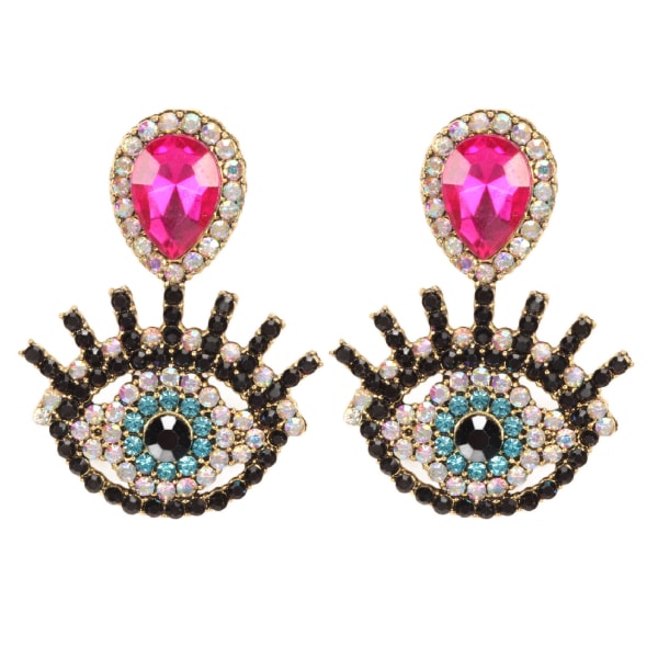 Kvinna Ögonform Dropörhängen Dinglar Mode Utsökt örhängen Smycken Presentdekoration för Halloween födelsedag