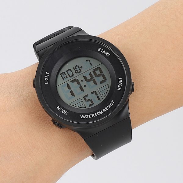 Multi barn utomhus lysande kalender digital watch