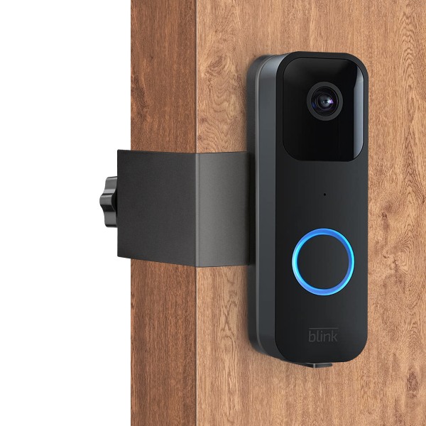 Blink Dörrklocka Hållare, Stöldskydd Blinkande Video Dörrklocka DörrhållareIngen borrning krävs, blockerar inte dörrklockans rörelsesensor, lätt att installera,