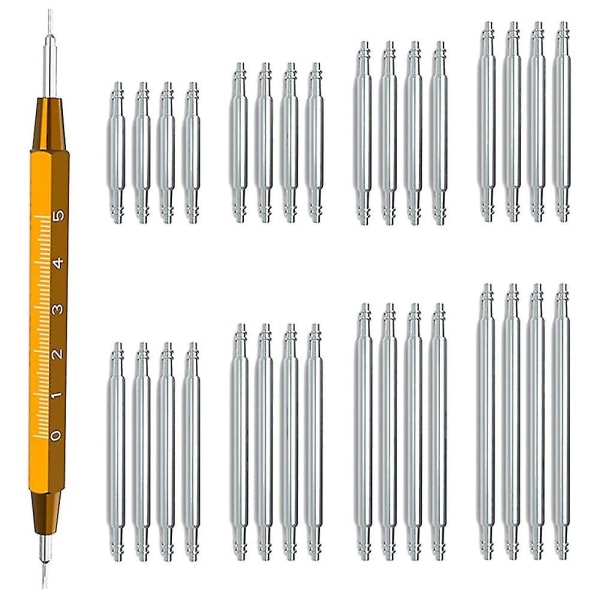 Spring Bar Tool med 32 st Heavy Duty rostfritt stål watch