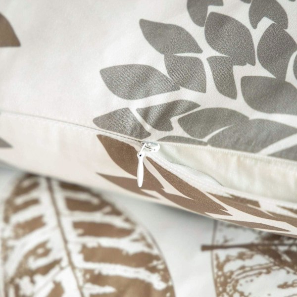 ##/Stykke Dekorativ Putetrekk, Blå og Svart, 45x45cm, Kaffe##/