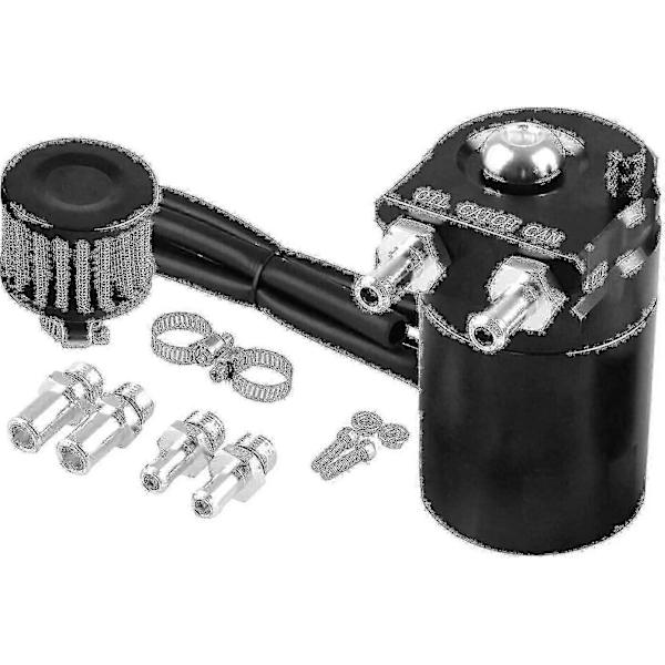 Auto Oljeoppsamlingstank Kann Universal Auto L Lagertank Med Luftfilter Baffled, 300 Ml (svart)
