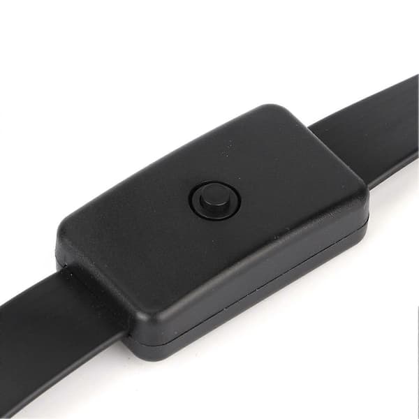 16-pin han til hun OBD2 forlængerkabel adapter med ON/OFF-kontakt